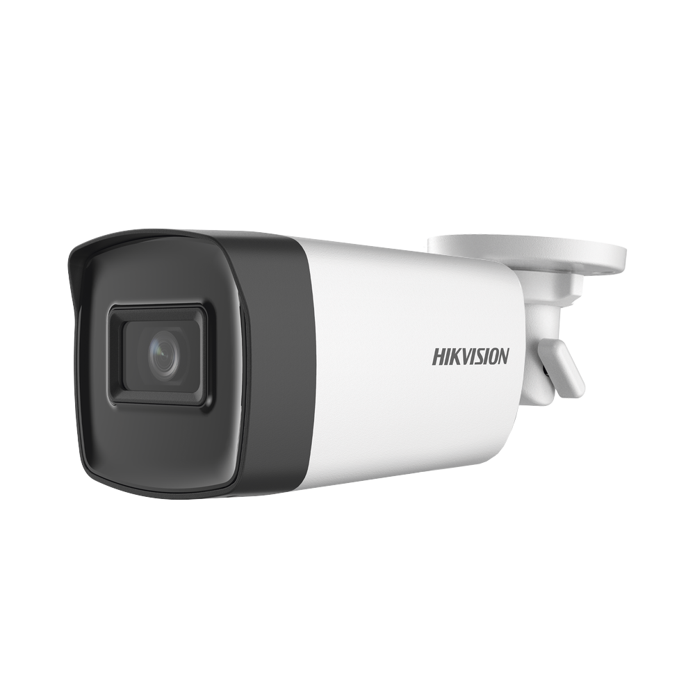 Cámara de Seguridad Hikvision - Bala TURBOHD 5 Megapixeles - Lente 3.6 mm - Exterior IP67 - 80 mts IR EXIR - DS-2CE17H0T