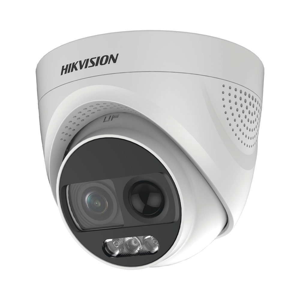 Cámara de Seguridad Hikvision - Domo TURBOHD 2 Megapixel (1080p) - Imagen a color 24 - 7 - Lente 2.8 mm - DS-2CE72DFT-PI