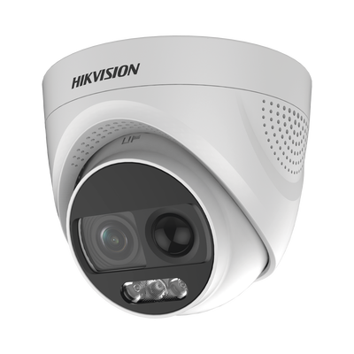 Cámara de Seguridad Hikvision - Domo TURBOHD 2 Megapixel (1080p) - Imagen a color 24 - 7 - Lente 2.8 mm - DS-2CE72DFT-PI