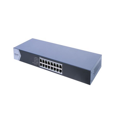 Switch Hikvision - 16 puertos 10 - 100 - 1000 Mbps - carcasa metálica. - DS3E0516E(C)
