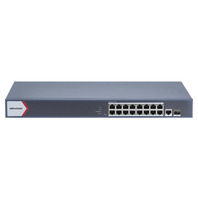 Switch PoE Hikvision - Estándar IEEE 802.3at - af - DS-3E1518P-EI/M