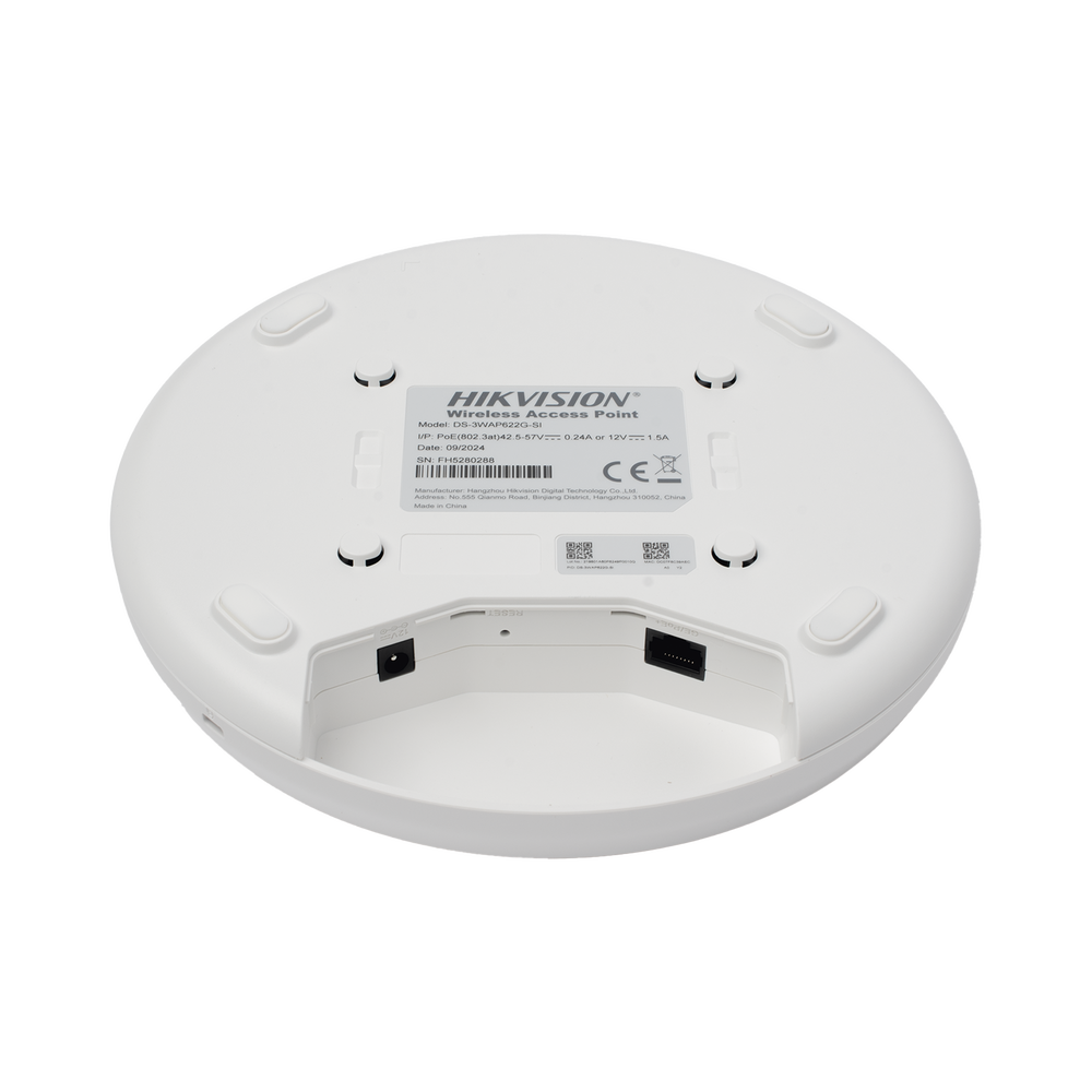 Accesorio de Alarma Hikvision - PUNTO DE ACCESO (AP) - WIFI 6 - 1800 MBPS - DS-3WAP622G-SI