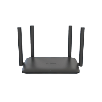 Equipo de Red Hikvision - Router Inalámbrico WISP Gigabit - Doble Banda AC (2.4 GHz y 5 GHz) - Hasta 1501 Mbps - 4 Puert