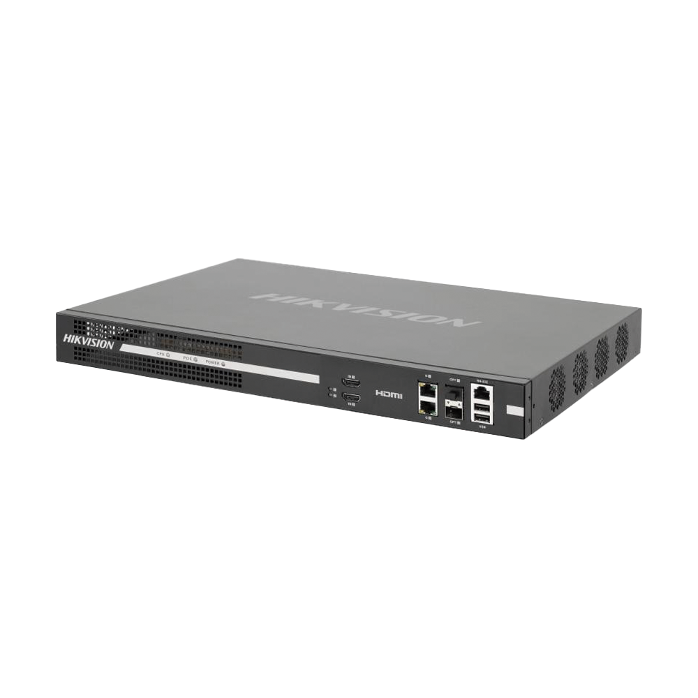 Videowall Hikvision - Decodificador de Vídeo de 8 Salidas HDMI 4K - Soporta hasta 128 canales de Vídeo Simultáneos - DS-