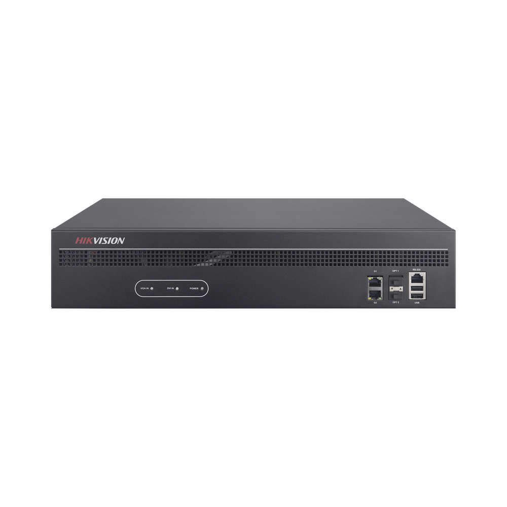 Videowall Hikvision - Decodificador de Vídeo de 16 Salidas HDMI 4K - Soporta hasta 128 canales de Vídeo Simultáneos - DS