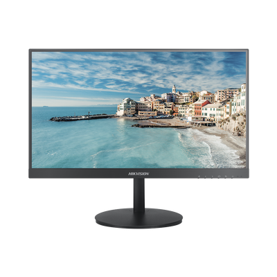 Monitor Hikvision - Ideal para Oficina y Hogar - Uso 24-7 - Entrada HDMI-VGA - Compatible con Montaje VESA - DS-D5022FN-