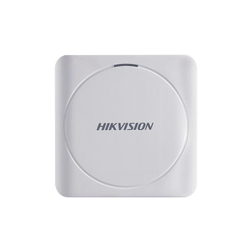 Control de Acceso Hikvision - Lector de Tarjetas MIFARE - Exterior IP65 - Wiegand - Compatible con Cualquier Panel - DSK