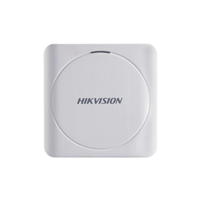 Control de Acceso Hikvision - Lector de Tarjetas MIFARE - Exterior IP65 - Wiegand - Compatible con Cualquier Panel - DSK