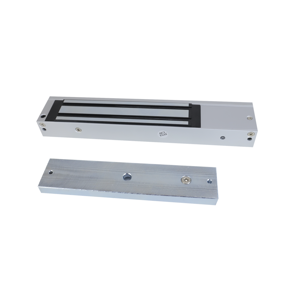 Control de Acceso Hikvision - Chapa Magnética de 600 Lbs (272 Kg) - Montaje en Puerta Normal o de Vidrio - Certificado C