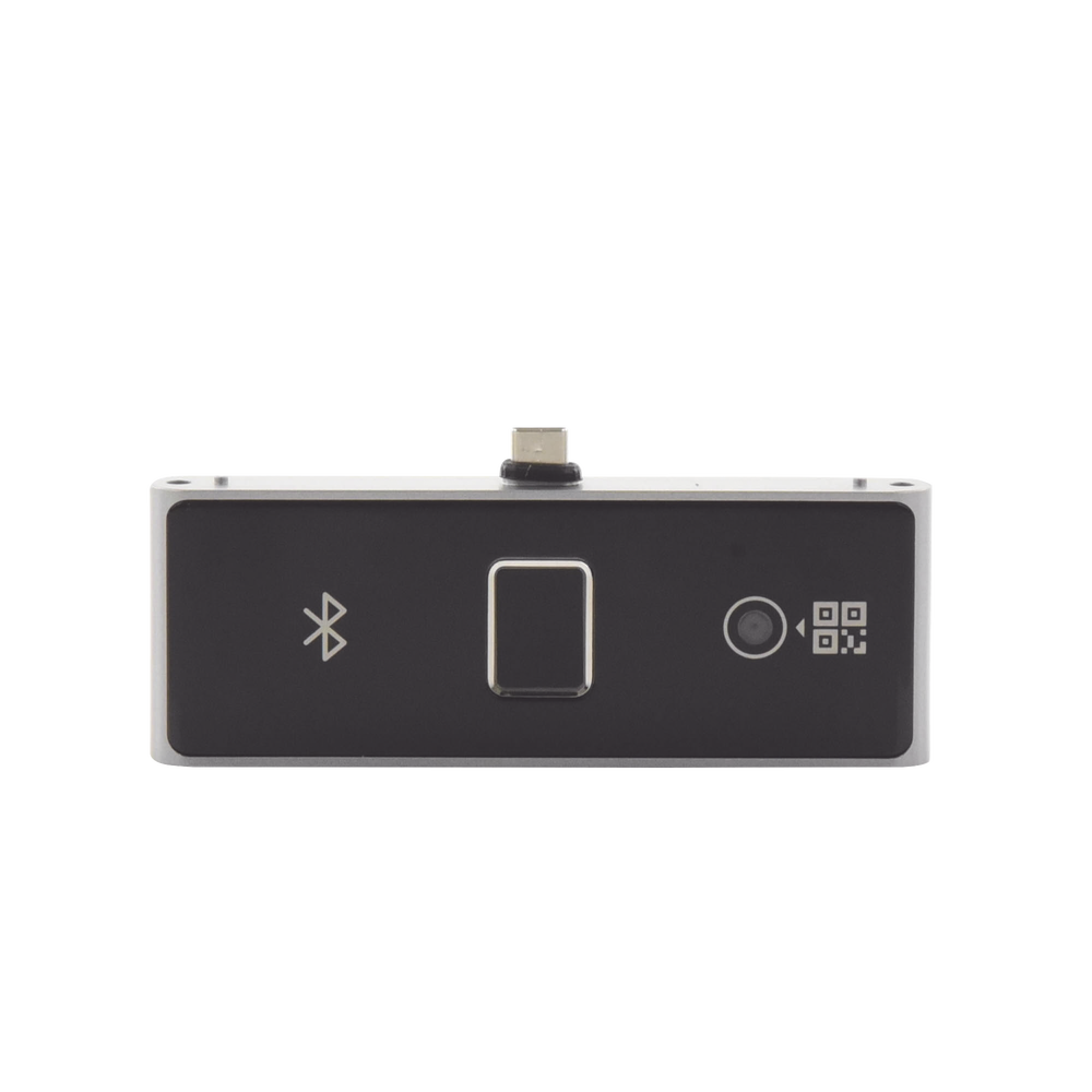 Control de Acceso Hikvision - Módulo lector de Huellas, Códigos QR y Bluetooth - Compatible con DS-K1T673DWX - Conexión 