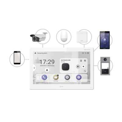 Videoportero Hikvision - Monitor Touch IP - WiFi - ANDROID 7" - CENTRO DE ADMINISTRACIÓN - DS-KH9310-WTE1
