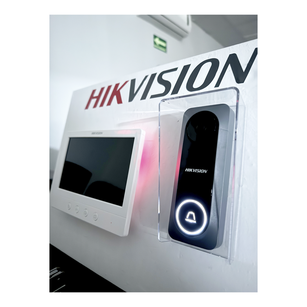 Videoportero Hikvision - Frente de Calle para Exterior de Policarbonato - 720p (1 Megapíxel )130° de Visión (Gran Angula