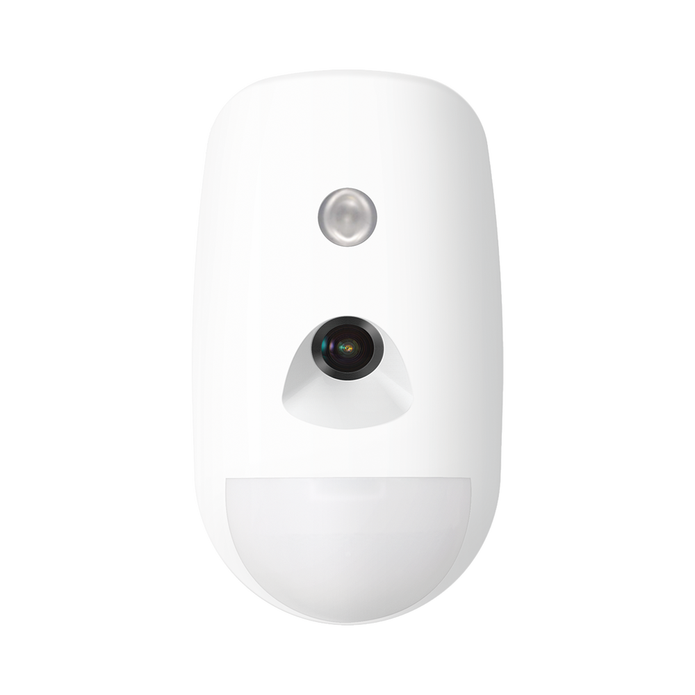 Sensor de Seguridad Hikvision - PIR con Cámara cableado - Bus Speed-X - Inmunidad a Mascotas 30 Kg - Rango de Detección 