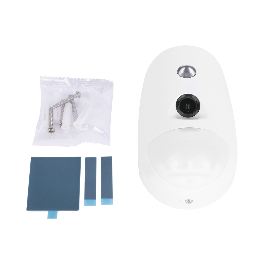 Sensor de Seguridad Hikvision - (AX PRO) CÁMARA Inalámbrica + PIR - 6 Años de Batería - Inmunidad a Mascotas - Rango de 