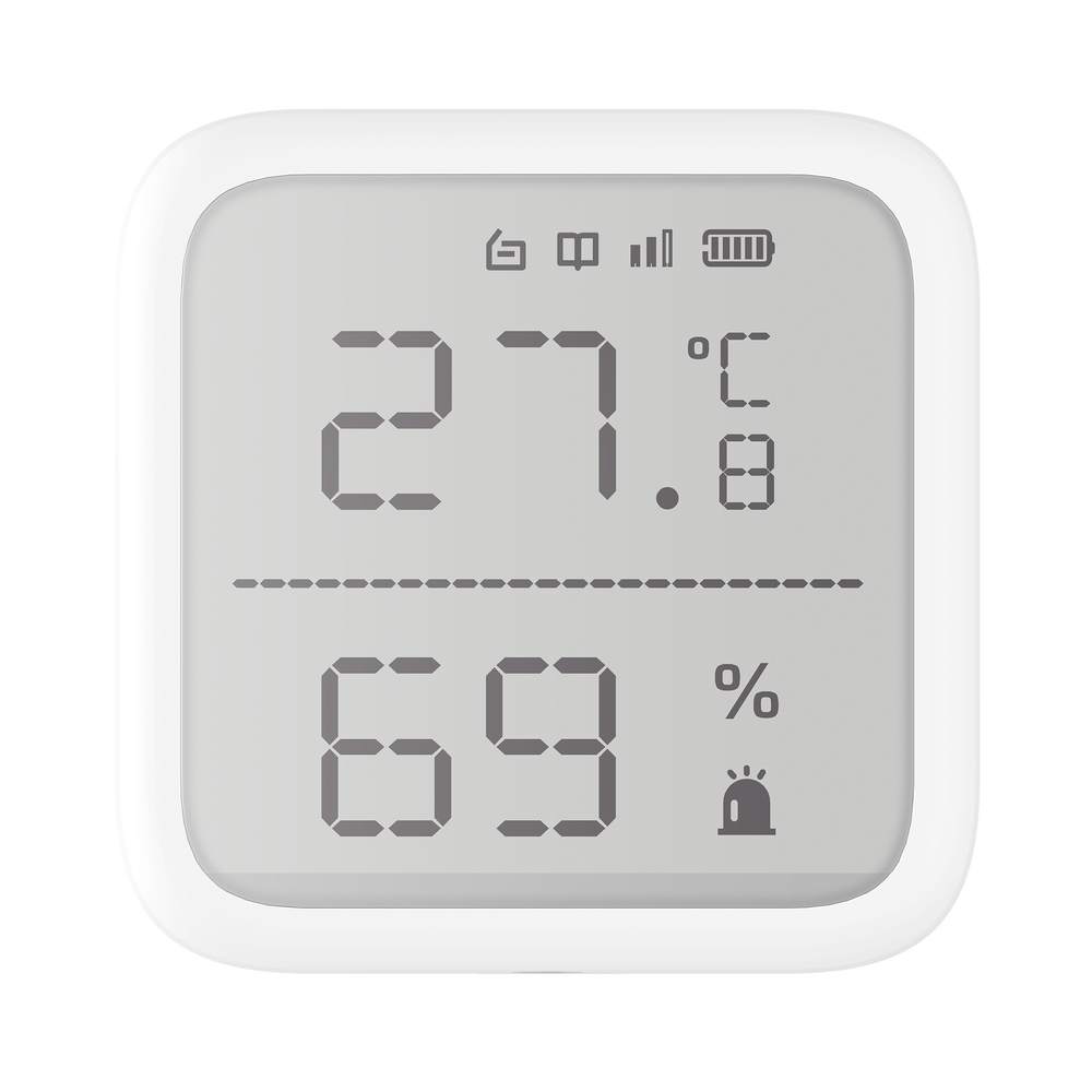 Detector Hikvision - 2.7" de Tamaño - Uso en Interior - Rango de Detección desde -35°C hasta 99°C - DS-PDTPH-E-WB