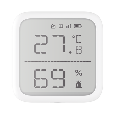 Detector Hikvision - 2.7" de Tamaño - Uso en Interior - Rango de Detección desde -35°C hasta 99°C - DS-PDTPH-E-WB