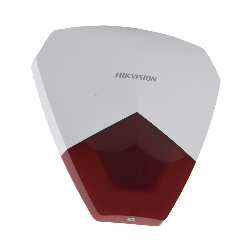 Sirena Hikvision - Ideal para cualquier Panel de Alarma - Roja - DS-PS1-R