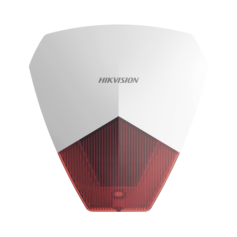 Sirena Hikvision - Ideal para cualquier Panel de Alarma - Roja - DS-PS1-R