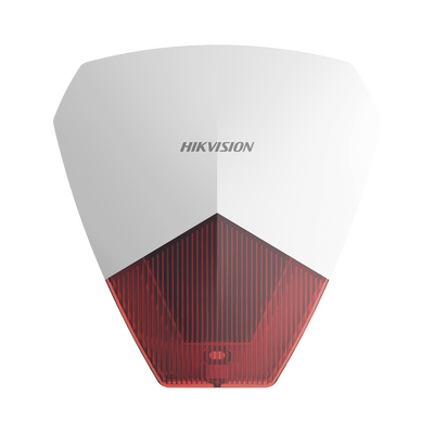 Sirena Hikvision - Ideal para cualquier Panel de Alarma - Roja - DS-PS1-R