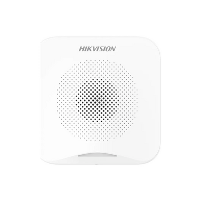 Sirena Hikvision - (AX HOME) Sirena Inalámbrica Interior - Alerta Ajustable entre 80 a 95dB - Roja - DSPS201WB/RED