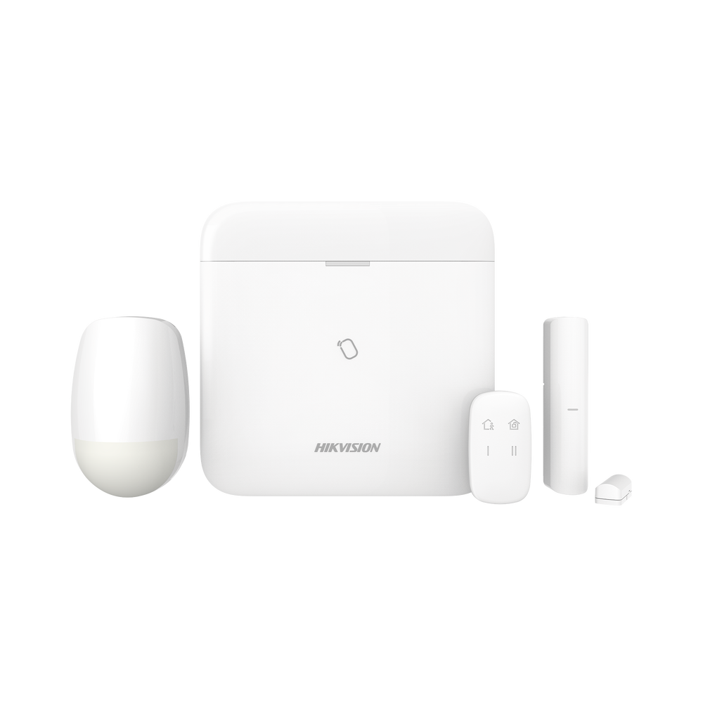 Alarma Hikvision - Soporta 96 Zonas - Lector de Tag integrado - 3G - 4G, Wi-Fi y Ethernet - DS-PWA96-KIT-WB