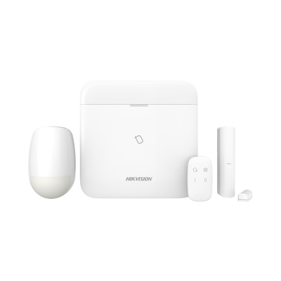 Alarma Hikvision - Soporta 96 Zonas - Lector de Tag integrado - 3G - 4G, Wi-Fi y Ethernet - DS-PWA96-KIT-WB