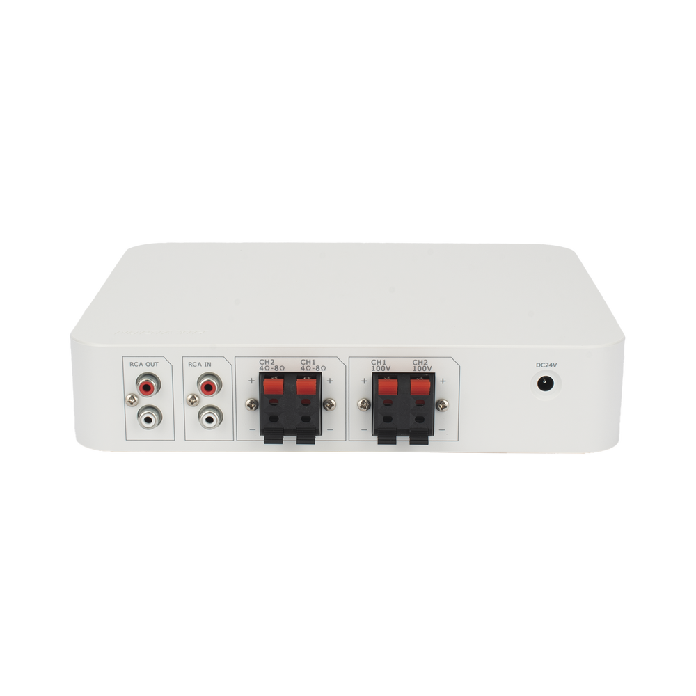 Audio y Video Hikvision - Amplificador - 2 Canales - 60W - Bluetooth - DS-QAE0A60G1-VB
