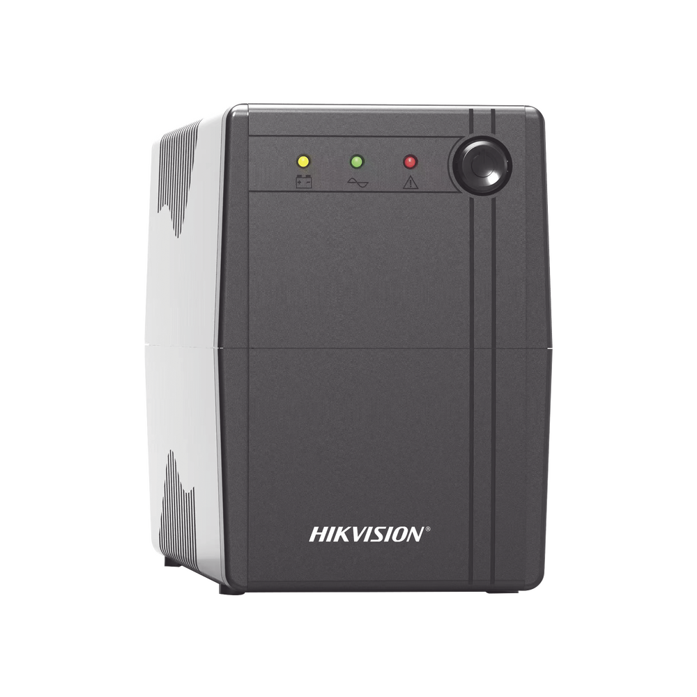 UPS Hikvision - 600 W - PROTECCION CONTRA SOBRECARGAR Y DESCARGAR - ENTRADA Y SALIDA 120 VCA - 6 TOMAS - DSUPS1000X/US