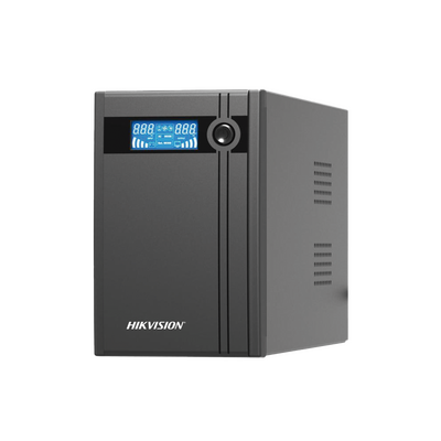 UPS Hikvision - 1800 W - PANTALLA LCD - PROTECCION CONTRA SOBRE CARGA Y DESCARGA - 6 Tomas - DSUPS3000X/US