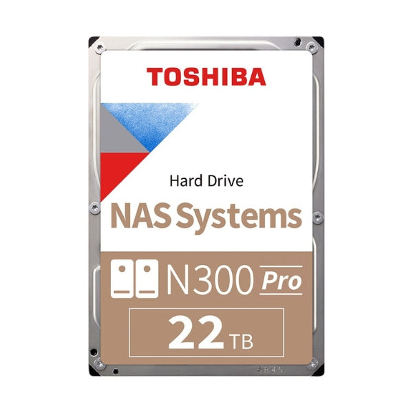 Disco-Duro-HDD-Toshiba-N300-22TB-7200-RPM-SATA-III-6Gb/s-1GB-caché-Internal-CMR-NAS-3,5"