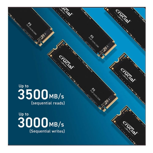 Disco-Duro-SSD-Crucial-P3-4TB-3D-NAND-Flash-PCIe-Gen-3-x4-NVMe-M,2