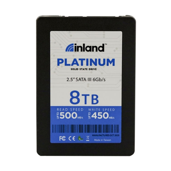 Disco-Duro-SSD-Inland-Platinum-8TB-3D-QLC-NAND-SATA-III-6Gbs-2,5-Internal-Black