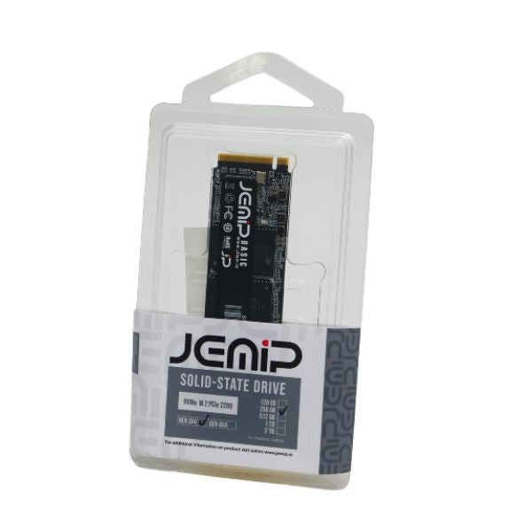 Disco Duro SSD JEMIP 256GB M.2 NVMe PCIe 3.0 x4 - M.2 2280 - 2280MBs Lectura - 1700MBs Escritura
