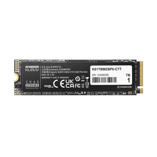 Disco-Duro-SSD-KLEVV-CRAS-C715-512GB-3D-TLC-NAND-PCIe-Gen-3-x4-NVMe-M,2-2280-Internal