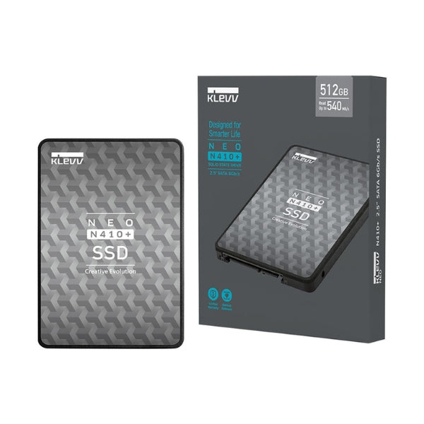 Disco-Duro-SSD-KLEVV-NEO-N410+-512GB-3D-TLC-NAND-SATA-III-6Gb/s-2,5"-Internal