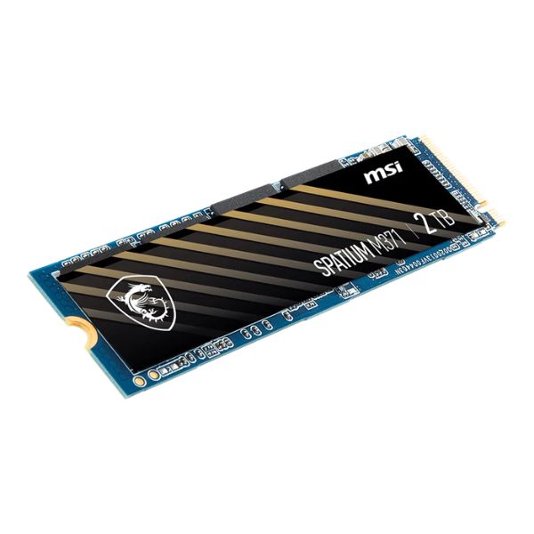 Disco Duro SSD MSI SPATIUM M371 500GB M.2 NVMe PCIe 3x4 - 2200MBs Read  1150MBs Write