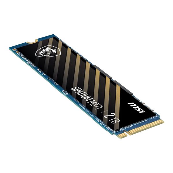 Disco Duro SSD MSI SPATIUM M371 500GB M.2 NVMe PCIe 3x4 - 2200MBs Read  1150MBs Write