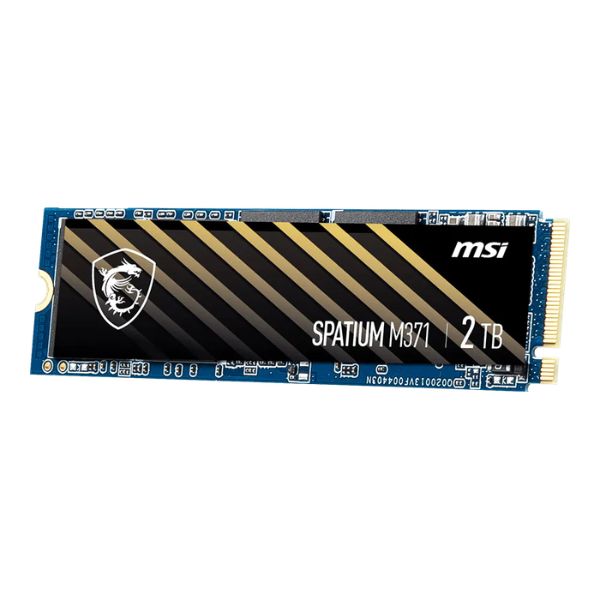 Disco Duro SSD MSI SPATIUM M371 500GB M.2 NVMe PCIe 3x4 - 2200MBs Read  1150MBs Write