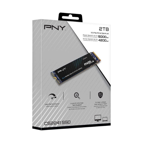 Disco-Duro-SSD-PNY-CS2241-2TB-3D-TLC-NAND-Flash-PCIe-Gen-4-x4-NVMe-M,2-2280-Internal