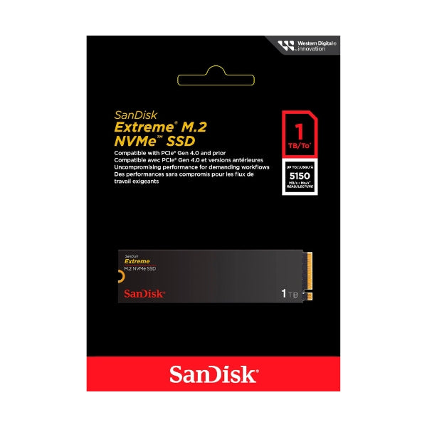 Disco-Duro-SSD-Sandisk-Extreme-1TB-PCIe-Gen-4-x4-NVMe-M,2
