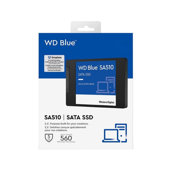 Disco Duro SSD WD Blue 4TB 3D NAND SATA III 6Gb/s 2.5