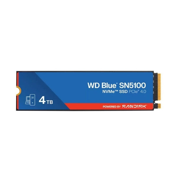 Disco-Duro-SSD-WD-Blue-SN5100-4TB-3D-QLC-NAND-Flash-PCIe-Gen-4-x4-NVMe-M,2