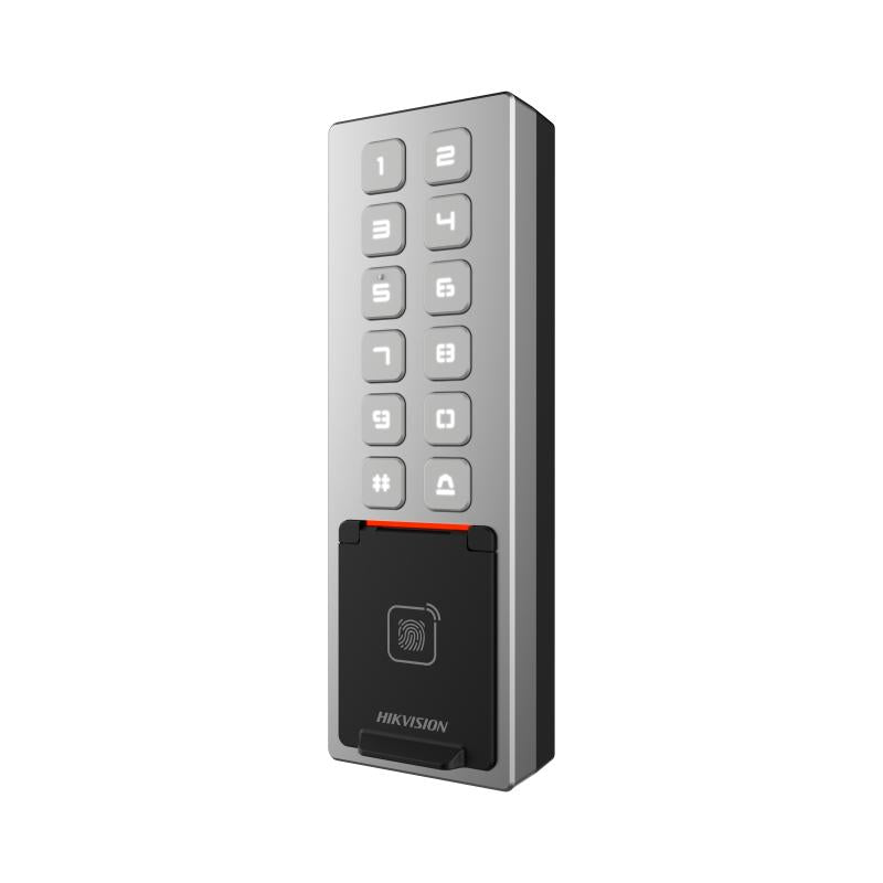 Control de Acceso Hikvision - Teclado Exterior WiFi Antivandálico IP65 & IK08 - Administrable en la Nube - DS-K1T805MBFW