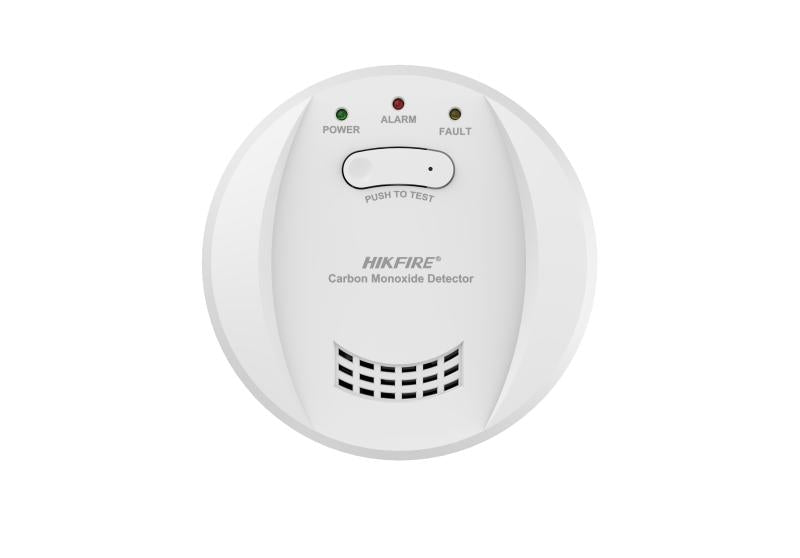 Detección de Incendio Hikvision - Detector de Monóxido de Carbono - Sensor Electroquímico Avanzado - Alarma Visual y Aud