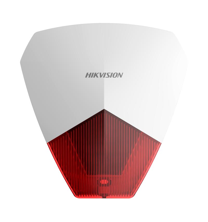 Sirena Hikvision - Ideal para cualquier Panel de Alarma - Roja - DS-PS1-R