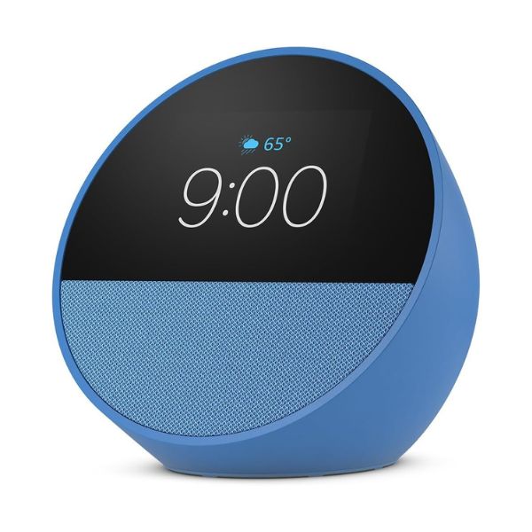 Echo Spot Despertador Inteligente con Alexa Pantalla 2.8" Sonido Vibrante Modelo 2024 Color Azul Marino