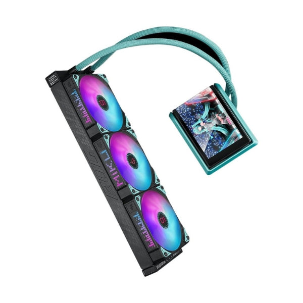 Enfriador-Líquido-ASUS-ROG-Ryuo-IV-360-ARGB-Hatsune-Miku-Edition-360mm-All-in-One-Negro