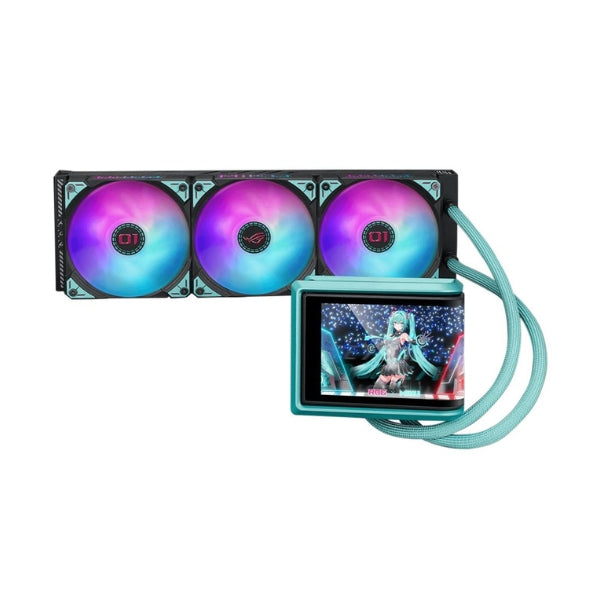 Enfriador-Líquido-ASUS-ROG-Ryuo-IV-360-ARGB-Hatsune-Miku-Edition-360mm-All-in-One-Negro