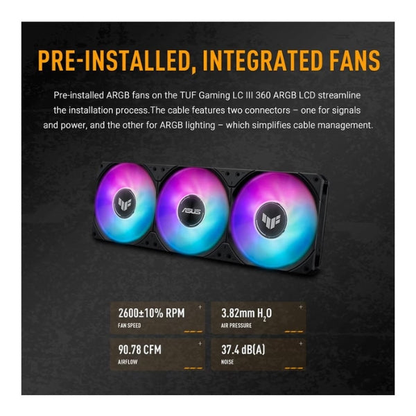 Enfriador-Líquido-ASUS-TUF-Gaming-LC-III-360-ARGB-LCD-360mm-All-in-One