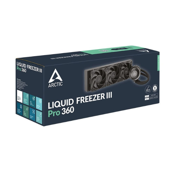 Enfriador-Líquido-Arctic-Cooling-Liquid-Freezer-III-Pro-360mm-All-in-One-Negro